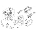 JVC GR-AXM50U cabinet parts diagram