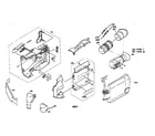 JVC GR-AXM70U cabinet parts diagram