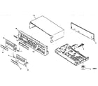 Pioneer CT-W606DR cabinet parts diagram