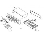 Pioneer CT-W616DR cabinet parts diagram