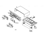 Pioneer CTW706DR cabinet parts diagram