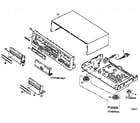 Pioneer CT05D cabinet parts diagram