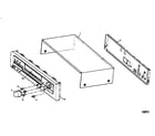 Panasonic SA-EX310 cabinet parts diagram