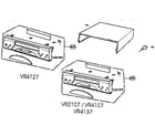 Zenith VR4127C cabinet parts diagram