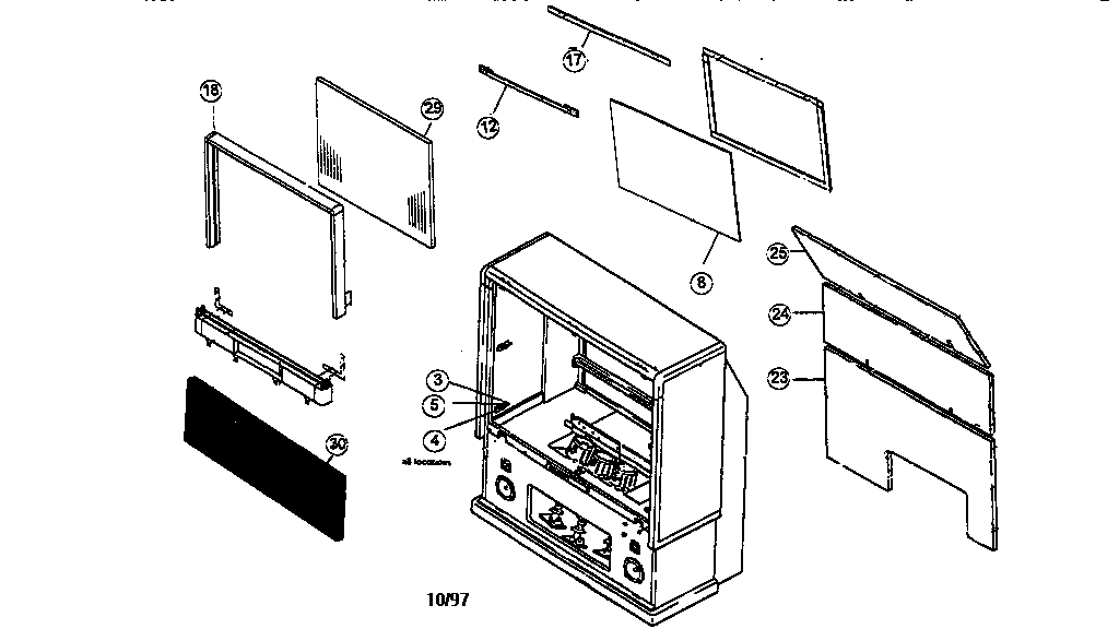 CABINET PARTS