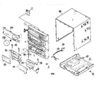 JVC MXD401T cabinet  parts diagram
