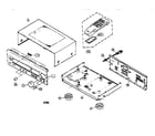 Yamaha RV502 cabinet parts diagram