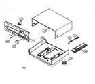 Yamaha R-V902 cabinet parts diagram