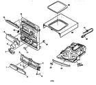 Aiwa NSX-A22 cabinet parts diagram