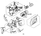 RCA CC641 cabinet parts diagram