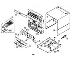Yamaha GX-700VCD cabinet parts diagram