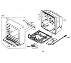 Magnavox CCX132AT01 cabinet parts diagram