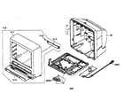 Magnavox CCX133AT01 cabinet parts diagram