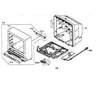 Magnavox CCX192AT01 cabinet parts diagram