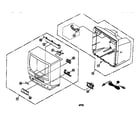 Panasonic PV-M2048-K cabinet parts diagram