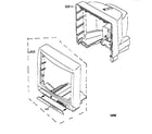 Magnavox PR1304B101 cabinet parts diagram