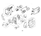 JVC GR-AXM800U cabinet parts diagram
