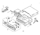 Sony DVP-S3000 cabinet parts diagram