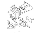 Sony KP-41T65 cabinet parts diagram