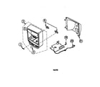 Sony KV-20S40 cabinet parts diagram