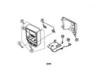 Sony KV-20S41 cabinet parts diagram