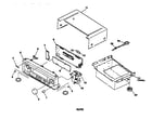 Sony STR-DE525 cabinet parts diagram