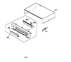 JVC HR-A34U cabinet parts diagram