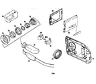 Panasonic PV-L558 cabinet parts diagram
