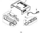 Sony SLV-677HF cabinet parts diagram