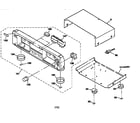 Sony TC-WE625 cabinet parts diagram
