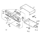 Sony TC-WE825S cabinet parts diagram