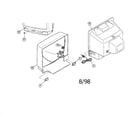 JVC AV-20920 cabinet parts diagram