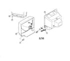 JVC AV-20921 cabinet parts diagram
