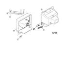 JVC C20910 cabinet parts diagram