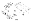 Panasonic SLPG480A cabinet parts diagram