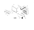 Toshiba TP61H60 cabinet parts diagram