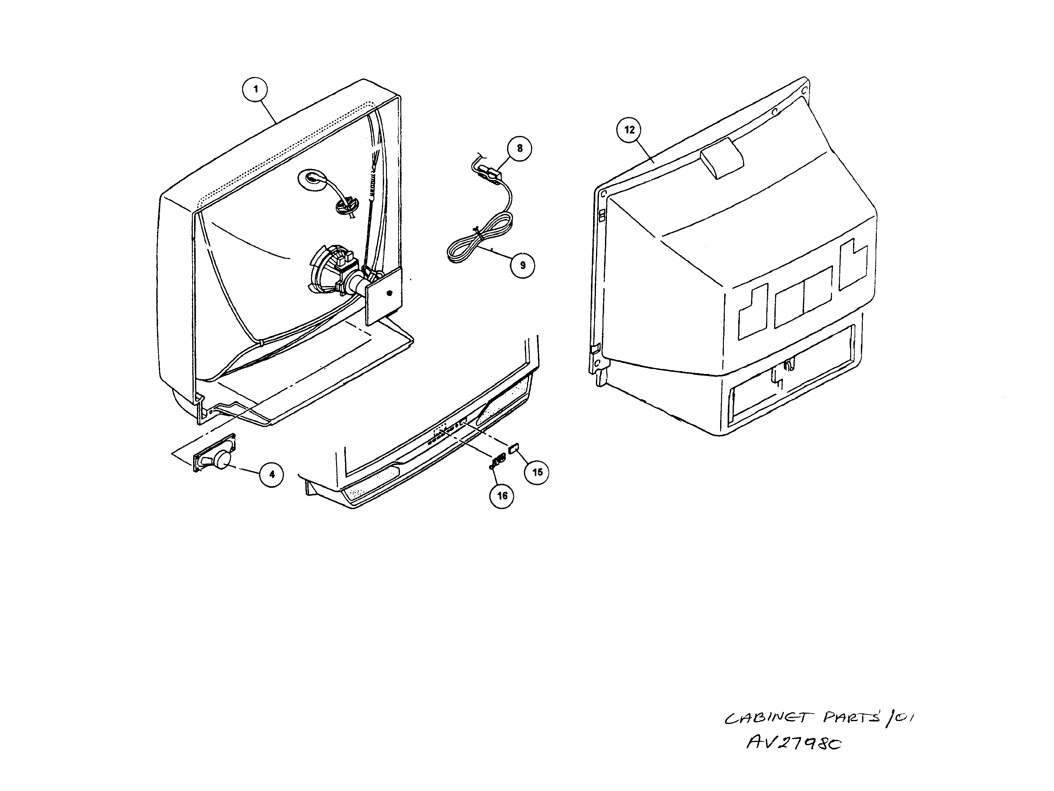 Cabinet parts