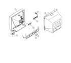 JVC AV-32950 cabinet parts diagram