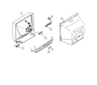 JVC AV-32980 cabinet parts diagram