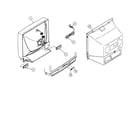 JVC AV-32985 cabinet parts diagram