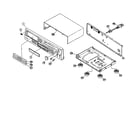 JVC XU-301BK cabinet parts diagram