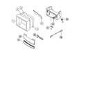 Sony KP-53V75 cabinet parts diagram