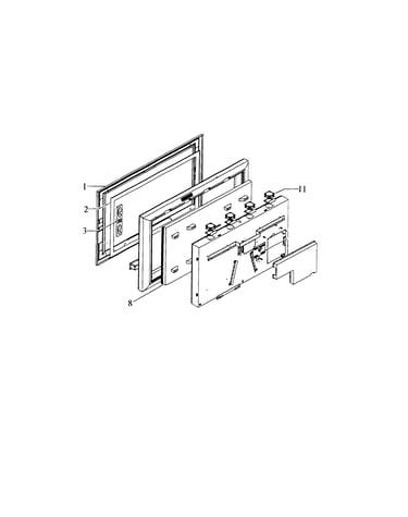 Front cabinet parts