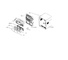 Magnavox FW316C3701 cabinet parts diagram