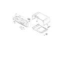 Sony STR-DE825 cabinet parts diagram