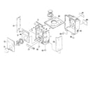 JVC FS-6000J cabinet parts diagram
