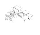 JVC HR-S9500U cabinet parts diagram