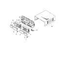 Aiwa XR-M1000 cabinet parts diagram