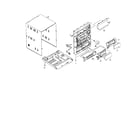 JVC CAD602T cabinet parts diagram
