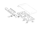 Panasonic SH-AC500D cabinet parts diagram